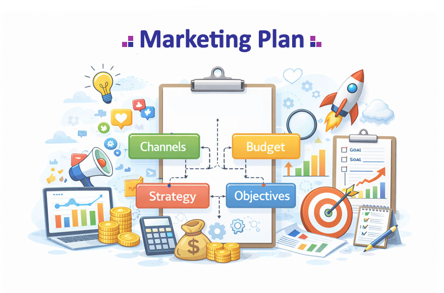 خدمات تدوین مارکتینگ پلن